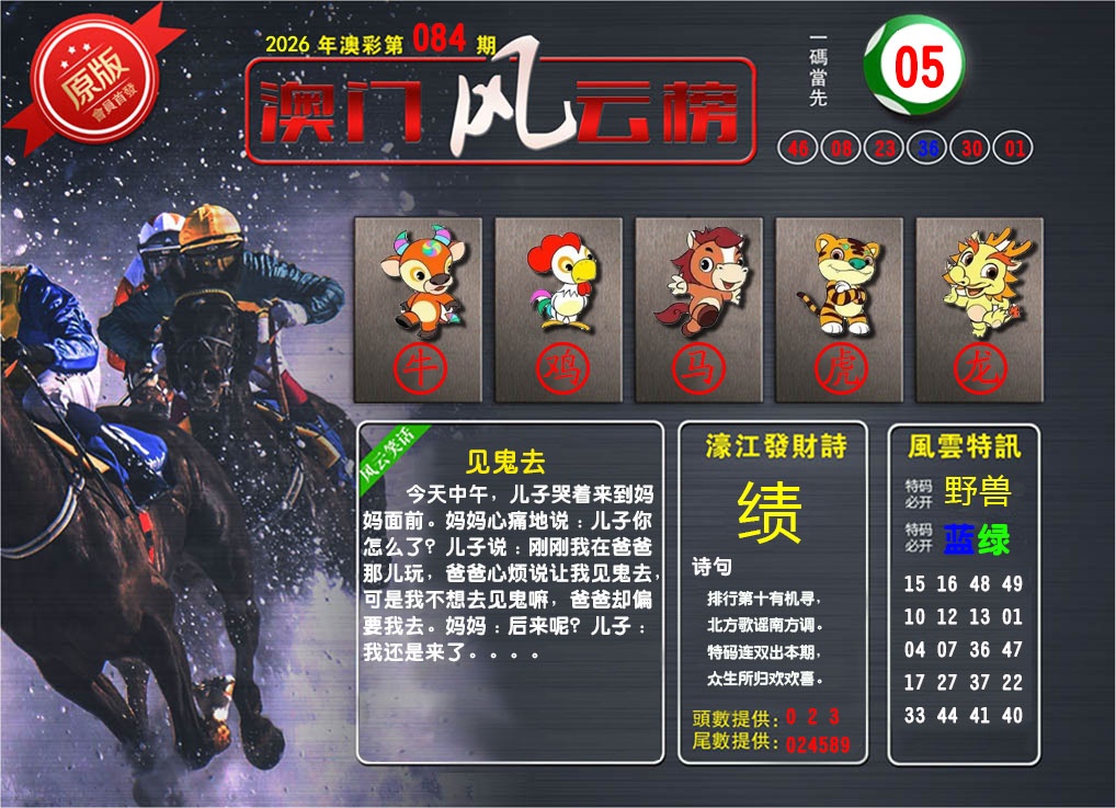 084期澳门风云榜[图]